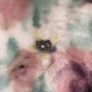 Pandora heart opal birthstone charm